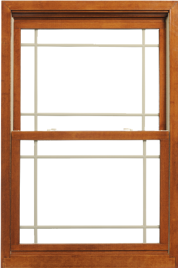 Aeris Wood with Vinyl Double Hung Window